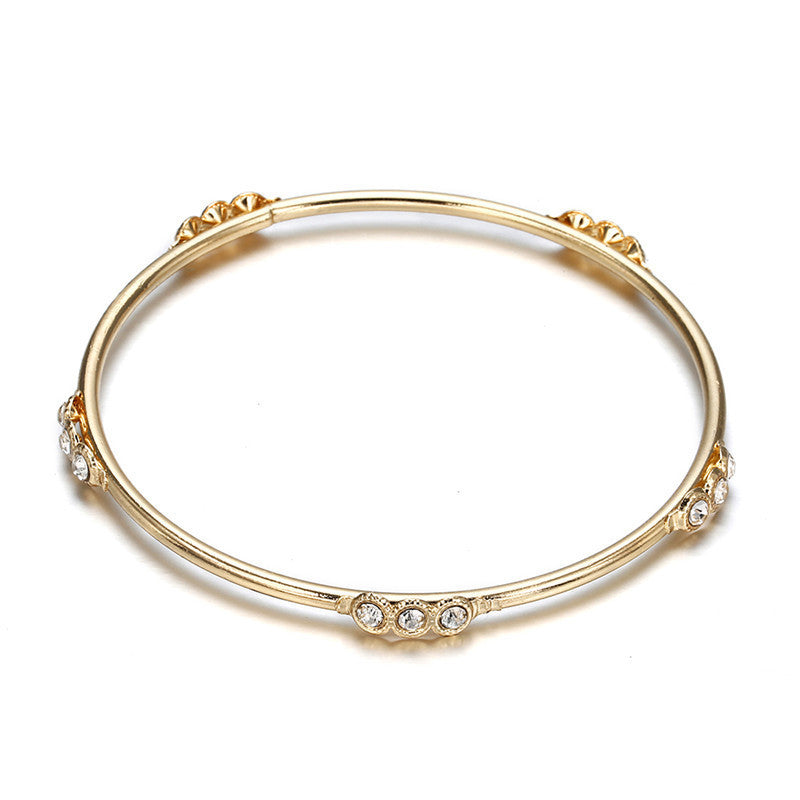 Multilayer Diamond Alloy Bracelet