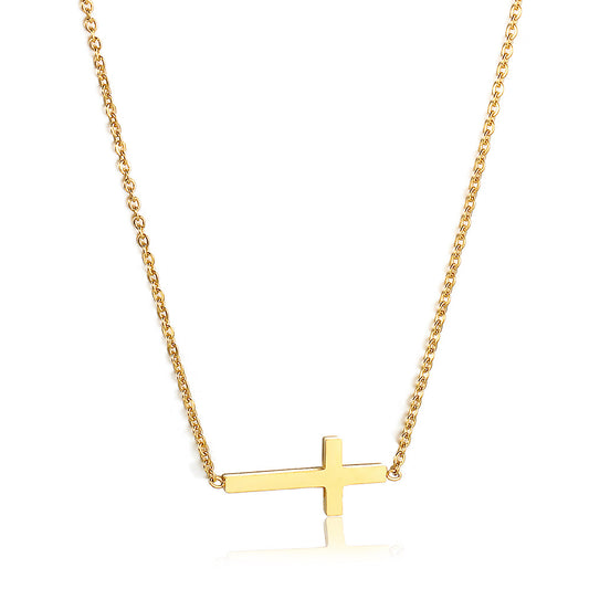 Christian Titanium Steel Necklace with Cross – A Bold Symbol of Faith