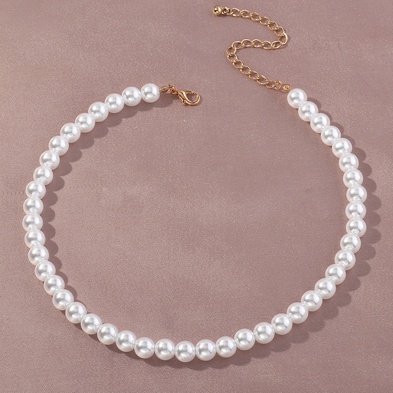 Timeless Grace: Elegant Round Pearl Necklace