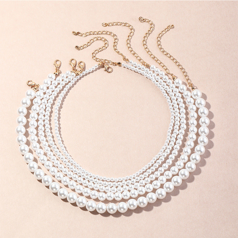 Timeless Grace: Elegant Round Pearl Necklace