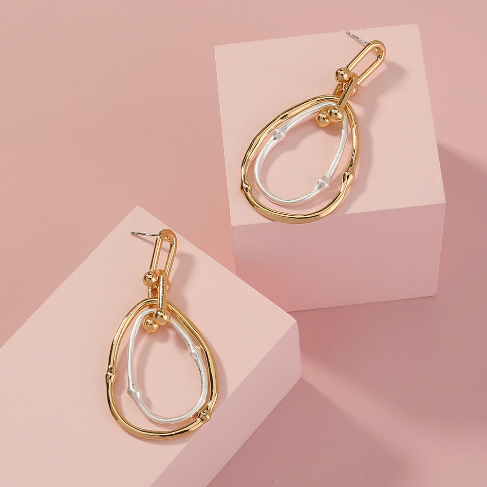 Elegant Drop Shape Earrings – Bold & Stylish