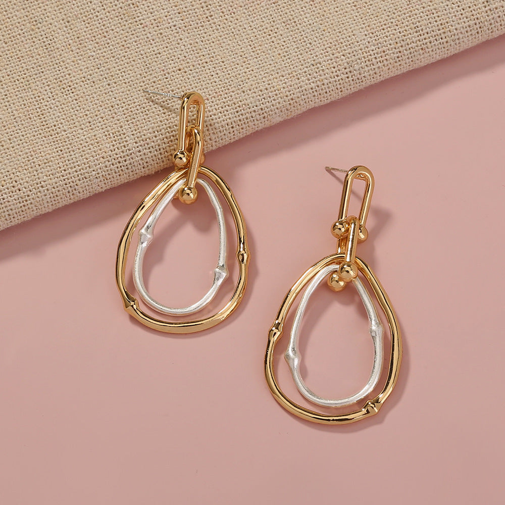 Elegant Drop Shape Earrings – Bold & Stylish