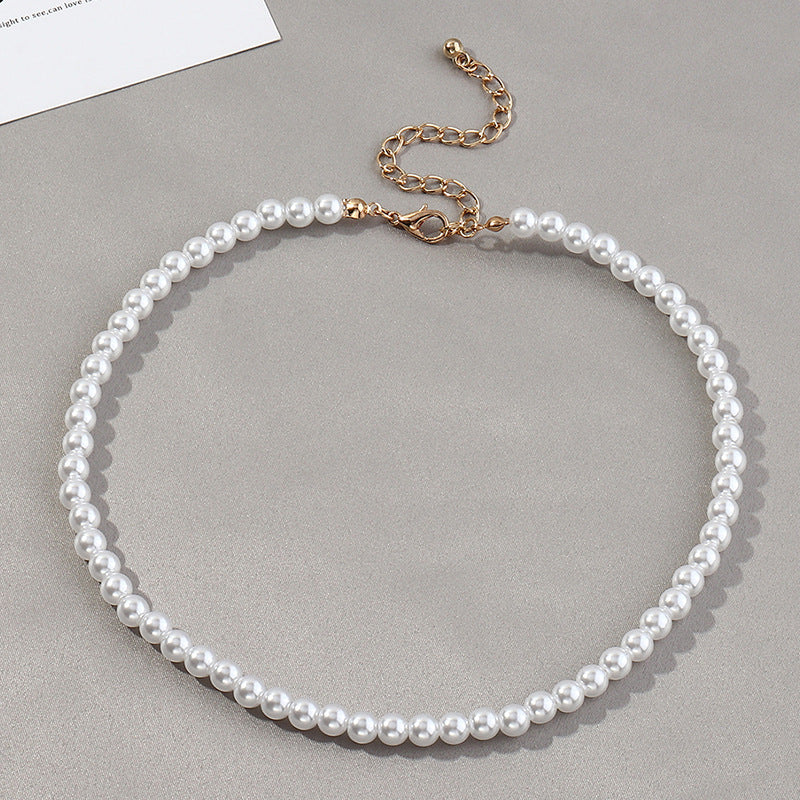 Timeless Grace: Elegant Round Pearl Necklace