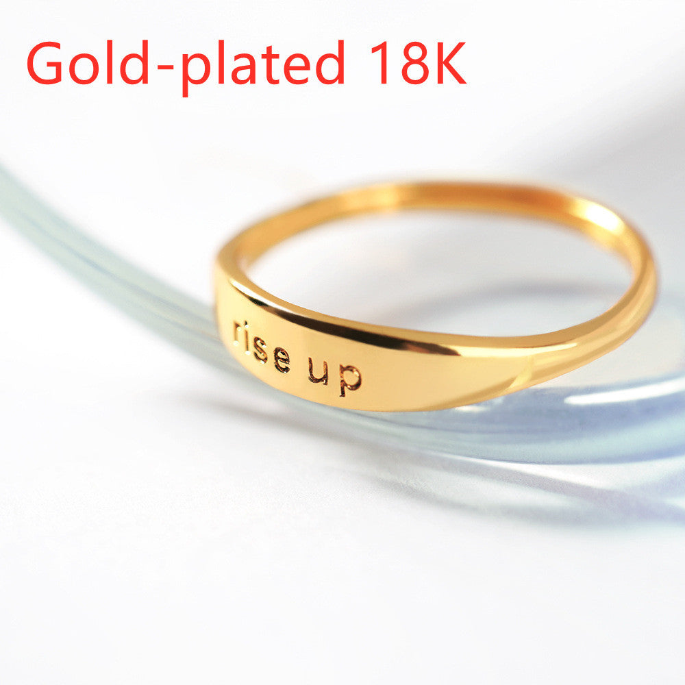 Custom 18K Adjustable Open Ring