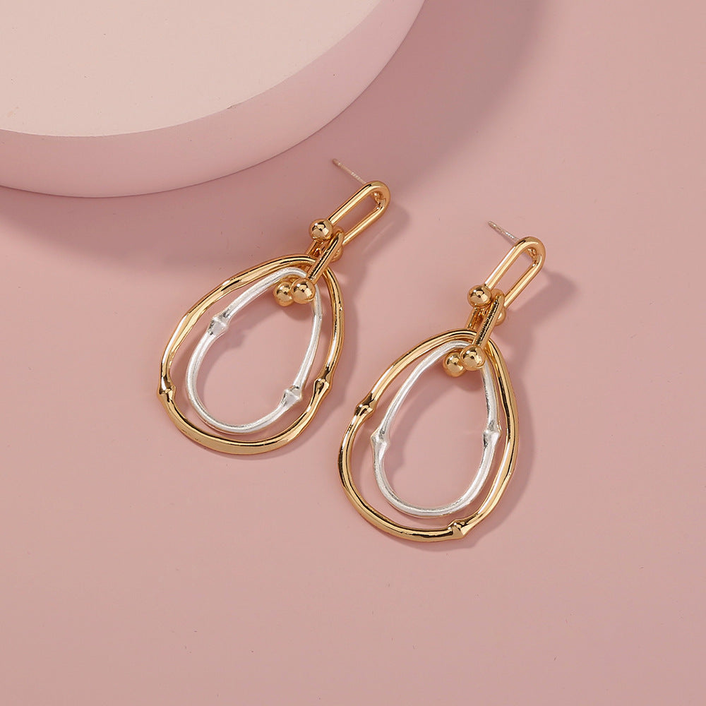 Elegant Drop Shape Earrings – Bold & Stylish