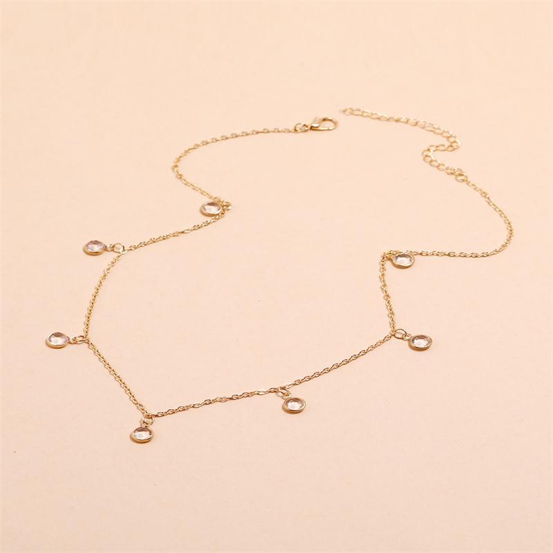 Simple Little Diamond Necklace For Women